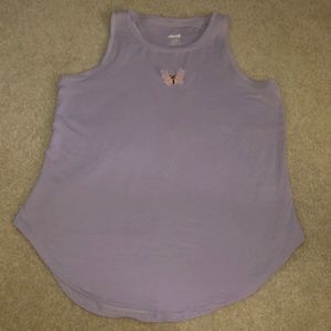 Embroidered Butterfly Tanktop